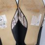 PROFILE python and plain black high heels Sz 7UK (Fit 7-7.5UK) Image 3