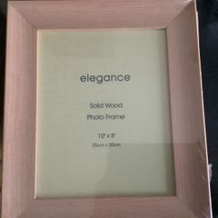 (ELEGANCE)) X 8 Solid wood frames 25cm x 20cm