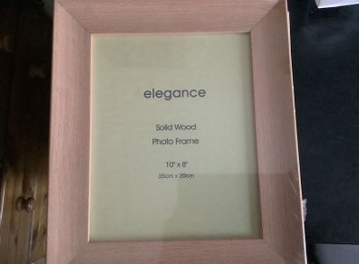 (ELEGANCE)) X 8 Solid wood frames 25cm x 20cm
