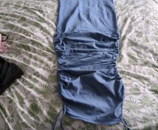 maxi denim dress