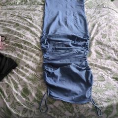 maxi denim dress