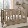 Mama's & Papa's Franklin Oak Cot Bed Image 3