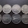 10 Irish 5 pence coins (1993-2000) Image 3