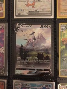 Arcues v pokemon card