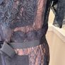 Designer Byron Lars Beguile Carissima Sheath Navy Blue Pencil Dress Image 3