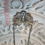 Brass butterfly pendant Image 2