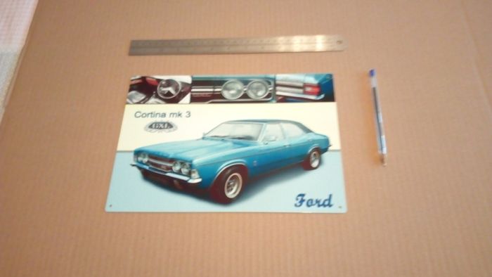 Ford Cortina sign classic car sign