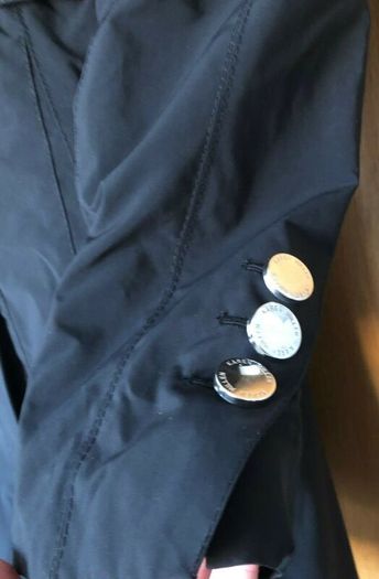 Rare Vintage Karen Millen Black Long Mac Trench Coat