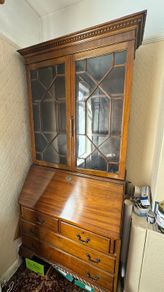 Mahogany writing desk and cabinet- CORK city