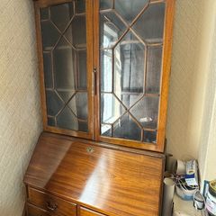 Mahogany writing desk and cabinet- CORK city