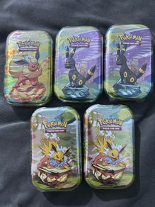Pokemon Scarlet Violet Prismatic Evolutions Mini Tins New Sealed