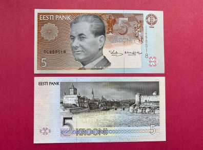 Estonia  5 Krooni  1994   ( uncirculated )