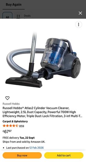 Russell Hobbs Vacuum Cleaner