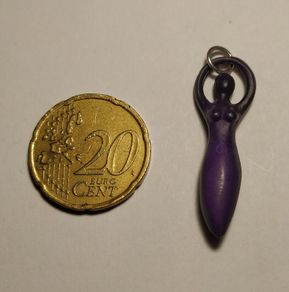 Wiccan Spiral Goddess Pendant