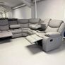Valarie Corner Leather Recliner Sofa Image 4