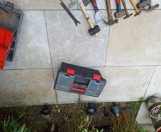 hand tools and tool box