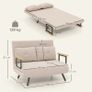 Sleeper Sofa 2 Seater Sofa Velvet Sofa, Sleeper Function, incl. 2 Pillows Image 2