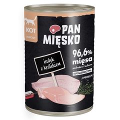 Mr Meaty Wet Cat Food Turkey with Rabbit 400g (adult)