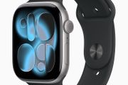 APPLE Watch Series 11 - 46 mm Jet Black Aluminium Case with Black Sport Band