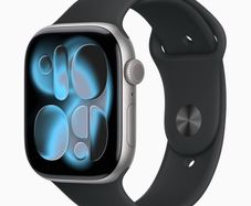 APPLE Watch Series 11 - 46 mm Jet Black Aluminium Case with Black Sport Band