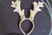 Hairband christmas reindeer with bells