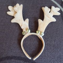 Hairband christmas reindeer with bells