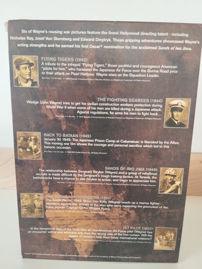 John Wayne War Movies DVD Box Set 6 movies