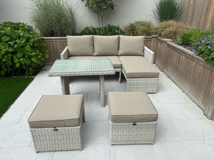 Rattan Garden Sofa Set