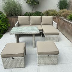 Rattan Garden Sofa Set