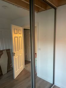 Sliding doors for wardrobe