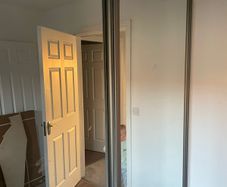 Sliding doors for wardrobe