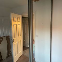 Sliding doors for wardrobe