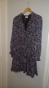 Savida long sleeved ditsy print dress