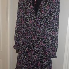 Savida long sleeved ditsy print dress