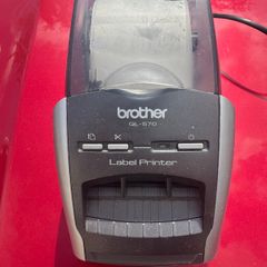 Label printer. Brother QL570. Thermal printing labels.