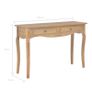 Console Table with 2 Drawers 120x35x76 cm Solid Pine Wood Image 9