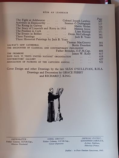 1966/  The Capuchin Annual