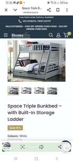 Triple Bunkbed