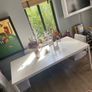 White Dining Table Image 4