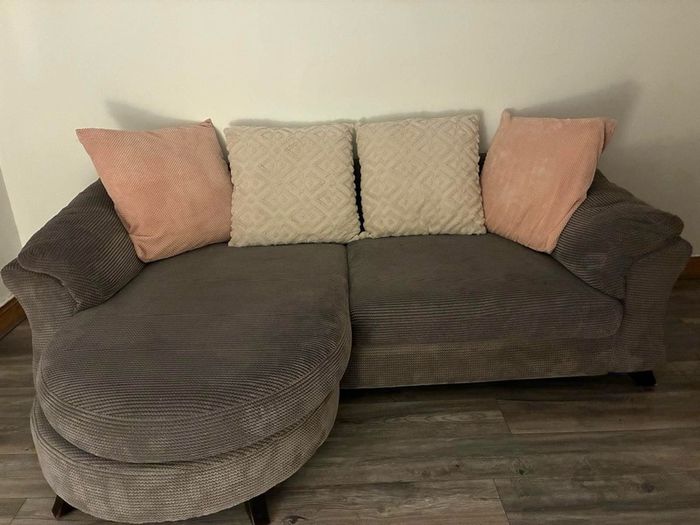 3 Grey couches