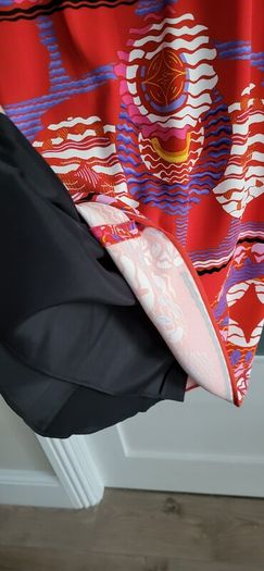 Peter Pilotto Red Abstract Dress Sz 10uk - Rrp 525 (new)