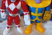 playschool thanos and power ranger figures