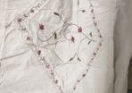 new bed throw with 2 pillow cases