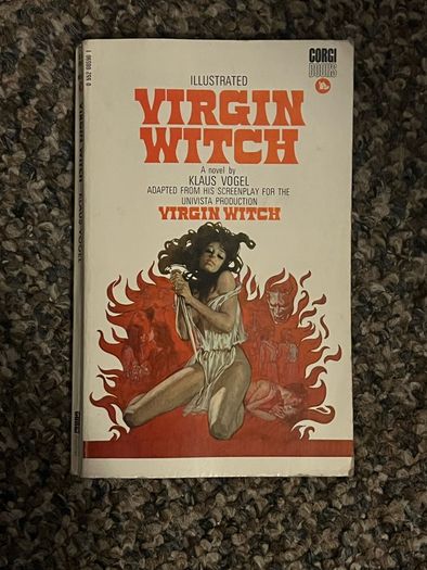 Virgin Witch illustrated Klaus Vogel Paperback Horror fiction based on the film