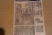 Church choir card stamps