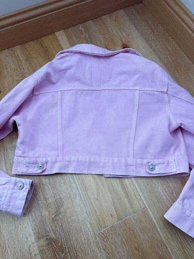 Bershka Pink denim jacket Size XS