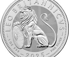 2025 UK 2 Pounds 1 oz Silver Bullion Coin - British Lion BU (In Capsule)