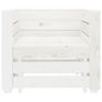 2 Piece Garden Pallet Lounge Set White Wood Image 9