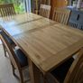 Solid wood dining table + chairs additional Image 3