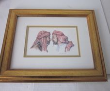 Watercolour Print  Greetings my Friend  by Margaret Henderson.